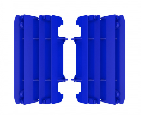 Piese moto - Radiator louvers POLISPORT blue Yam 98