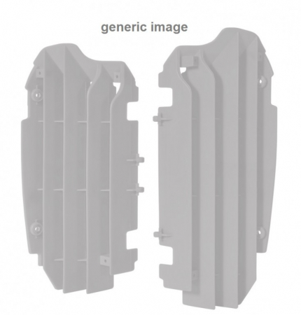 Piese moto - Radiator louvers POLISPORT green 05