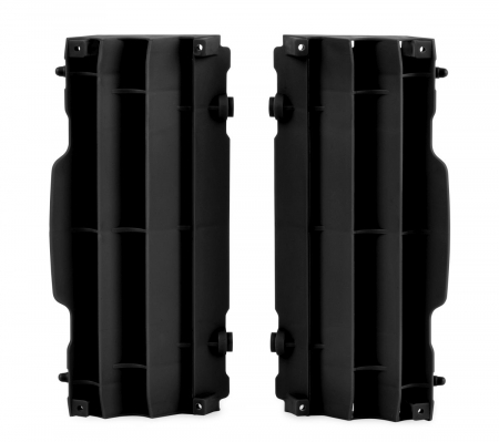 Piese moto - Radiator louvers POLISPORT Negru