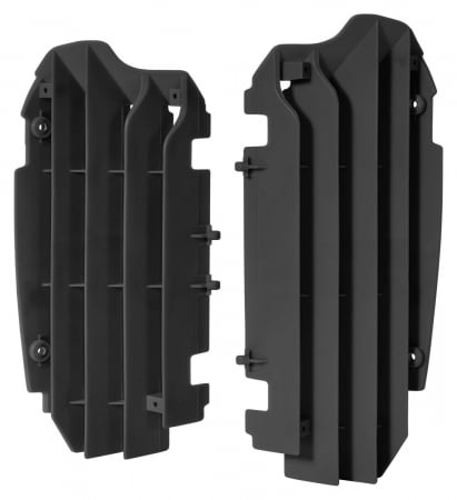 Piese moto - Radiator louvers POLISPORT Negru