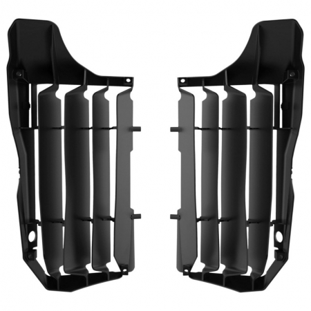 Piese moto - Radiator Louvers POLISPORT Negru