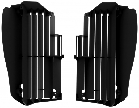 Piese moto - Radiator louvers POLISPORT PERFORMANCE 8464700003 Negru