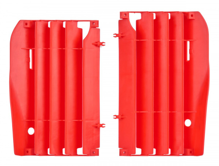 Piese moto - Radiator louvers POLISPORT red CR 04