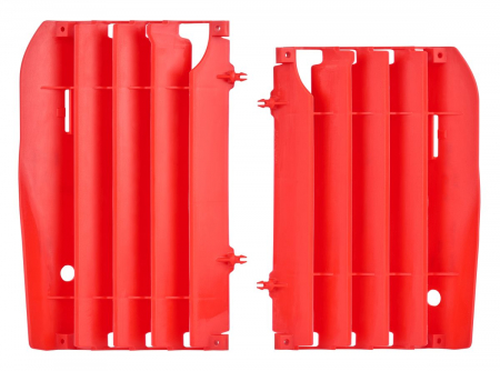 Piese moto - Radiator louvers POLISPORT red CR 04