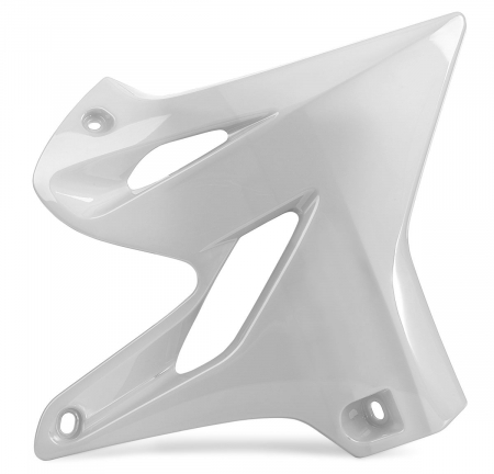 Piese moto - Radiator scoops POLISPORT 8417500002 (pereche) Alb