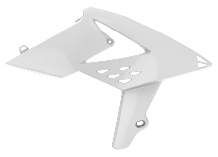 Piese moto - Radiator scoops POLISPORT 8418500002 (pereche) Alb