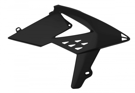Piese moto - Radiator scoops POLISPORT 8418500003 (pereche) Negru