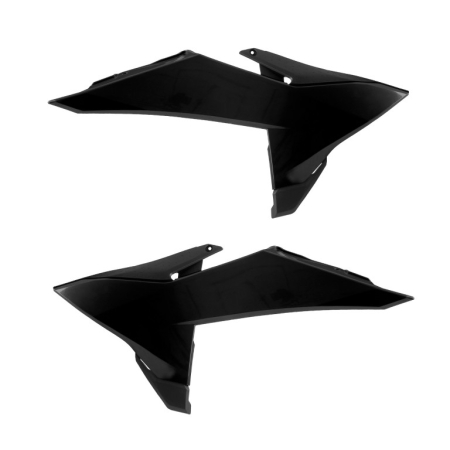 Piese moto - Radiator scoops POLISPORT 8506100003 Black / Black