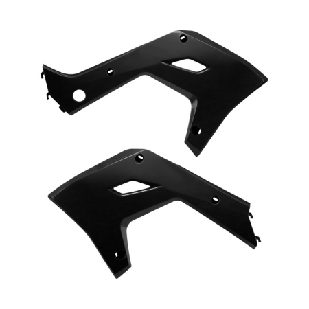 Piese moto - Radiator scoops POLISPORT 8506400002 restyling Negru