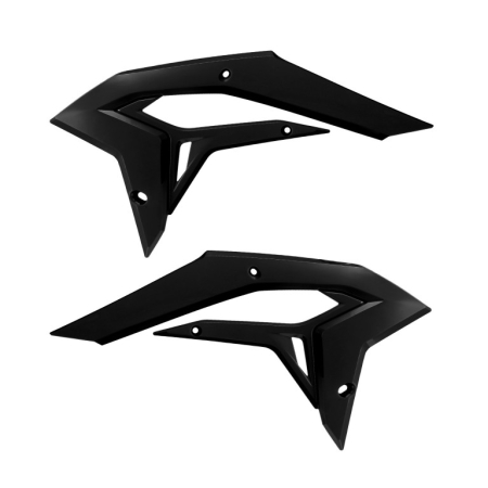 Piese moto - Radiator scoops POLISPORT 8611900001 Negru