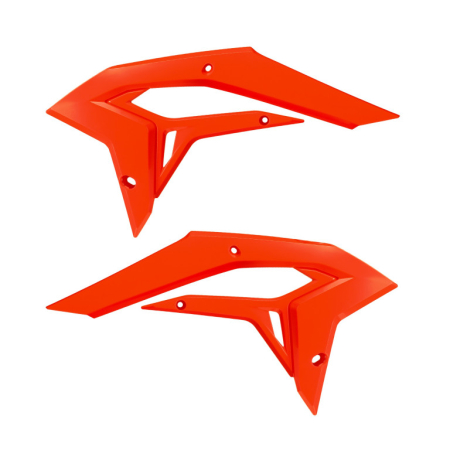 Piese moto - Radiator scoops POLISPORT 8611900002 Rosu