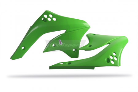Piese moto - Radiator scoops POLISPORT (pereche) green 05