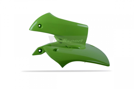 Piese moto - Radiator scoops POLISPORT (pereche) green 05