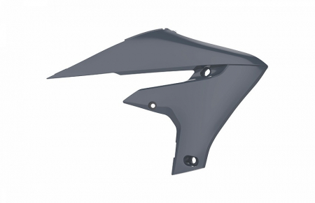 Piese moto - Radiator scoops POLISPORT (pereche) Nardo Grey