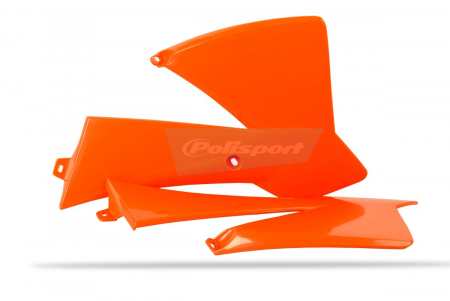 Piese moto - Radiator scoops POLISPORT (pereche) orange KTM