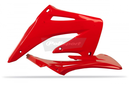 Piese moto - Radiator scoops POLISPORT (pereche) red CR 04