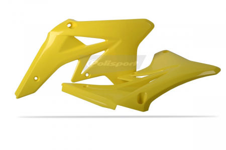 Piese moto - Radiator scoops POLISPORT (pereche) yellow RM 01