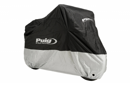 Piese moto - Raincoat motorcycle cover PUIG PUIG LOGO 20725N Negru XL
