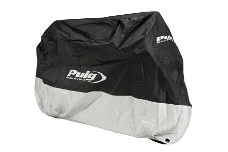 Raincoat motorcycle cover PUIG PUIG LOGO 20727N Negru XXXL [1]