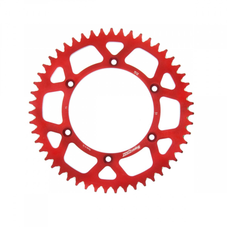 Piese moto - Rear ALU sprocket SUPERSPROX RAL-1512:51-RED Rosu 51T, 520