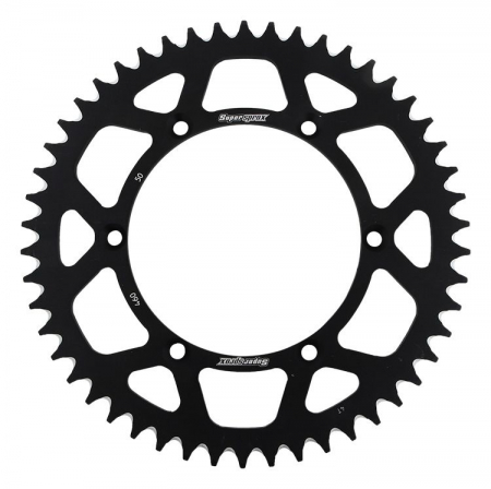 Piese moto - Rear ALU sprocket SUPERSPROX RAL-460:50-BLK Negru 50T, 520