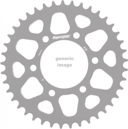 Piese moto - Rear ALU sprocket SUPERSPROX RAL-478:40-GLD auriu 40T, 520
