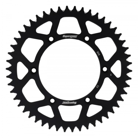 Piese moto - Rear ALU sprocket SUPERSPROX RAL-808:50-BLK Negru 50T, 520