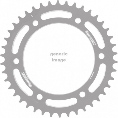 Piese moto - Rear ALU sprocket SUPERSPROX RAL-816:45-BLK Negru 45T, 530