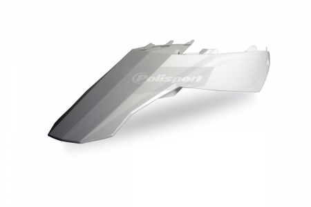 Piese moto - Rear fender + side panels POLISPORT Alb