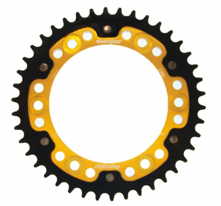 Piese moto - Rear sprocket SUPERSPROX STEALTH RST-1306:42-GLD auriu 42T, 530