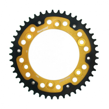 Piese moto - Rear sprocket SUPERSPROX STEALTH RST-1307:45-GLD auriu 45T, 525
