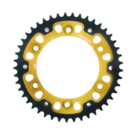 Piese moto - Rear sprocket SUPERSPROX STEALTH RST-1308:45-GLD auriu 45T, 520