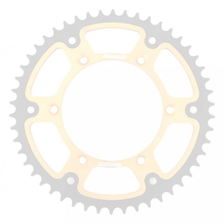 Piese moto - Rear sprocket SUPERSPROX STEALTH RST-1334:44-GLD auriu 44T, 530