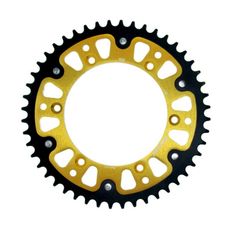 Piese moto - Rear sprocket SUPERSPROX STEALTH RST-1512:48-GLD auriu 48T, 520