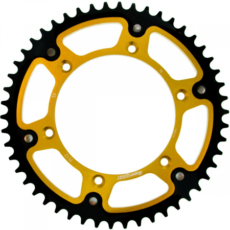 Piese moto - Rear sprocket SUPERSPROX STEALTH RST-1512:50-GLD auriu 50T, 520
