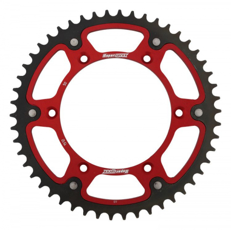 Piese moto - Rear sprocket SUPERSPROX STEALTH RST-1512:50-RED Rosu 50T, 520
