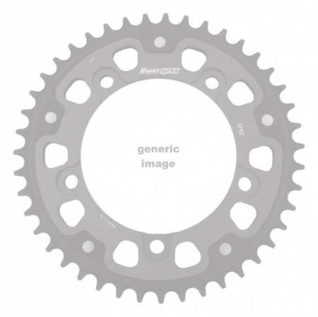 Piese moto - Rear sprocket SUPERSPROX STEALTH RST-1792:43-SLV argintiu 43T, 525