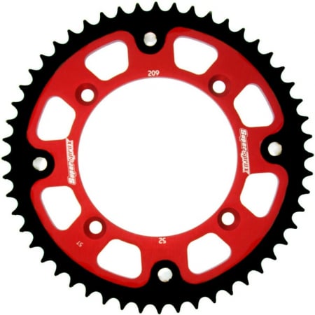Piese moto - Rear sprocket SUPERSPROX STEALTH RST-209:50-BLK Negru 50T, 420