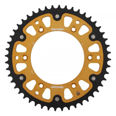 Piese moto - Rear sprocket SUPERSPROX STEALTH RST-210:48-GLD auriu 48T, 520