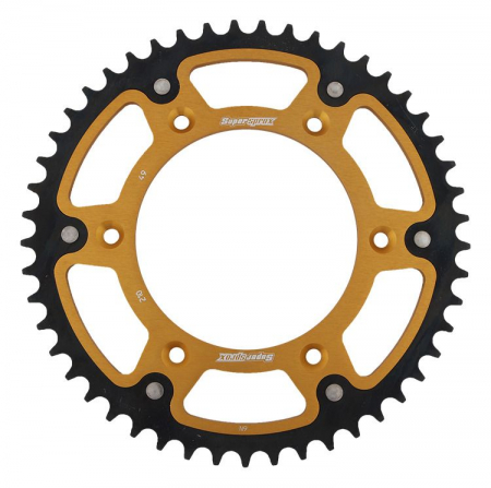 Piese moto - Rear sprocket SUPERSPROX STEALTH RST-210:49-GLD auriu 49T, 520