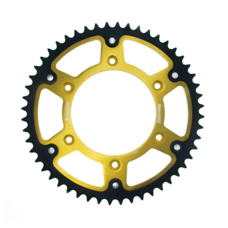Piese moto - Rear sprocket SUPERSPROX STEALTH RST-210:52-GLD auriu 52T, 520