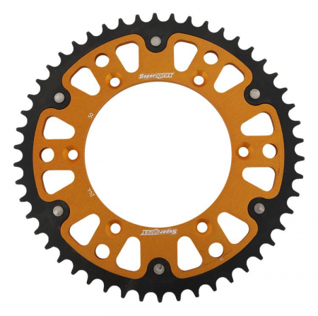 Piese moto - Rear sprocket SUPERSPROX STEALTH RST-244:50-GLD auriu 50T, 520