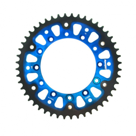 Piese moto - Rear sprocket SUPERSPROX STEALTH RST-245/2:48-BLU Albastru 48T, 520