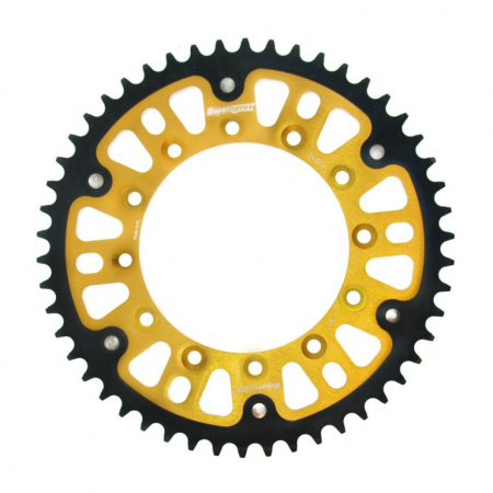 Piese moto - Rear sprocket SUPERSPROX STEALTH RST-245/2:50-GLD auriu 50T, 520