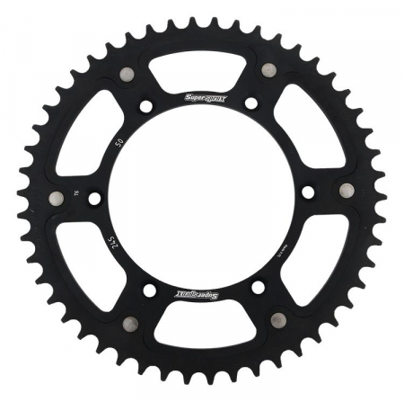Piese moto - Rear sprocket SUPERSPROX STEALTH RST-245:50-BLK Negru 50T, 520