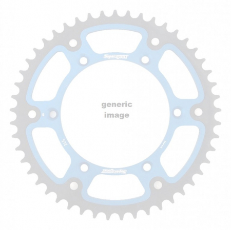 Piese moto - Rear sprocket SUPERSPROX STEALTH RST-245:50-BLU Albastru 50T, 520