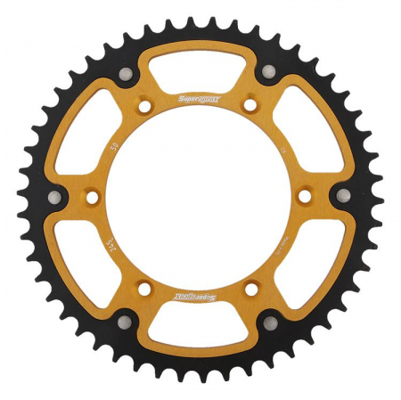 Piese moto - Rear sprocket SUPERSPROX STEALTH RST-245:50-GLD auriu 50T, 520