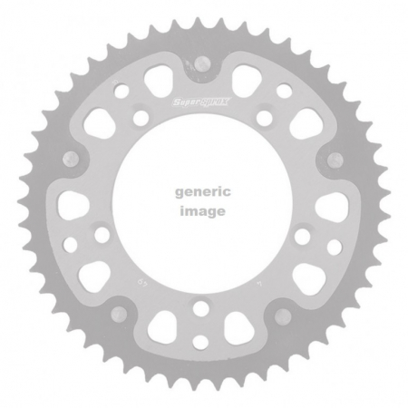 Piese moto - Rear sprocket SUPERSPROX STEALTH RST-4:50-BLK Negru 50T, 420