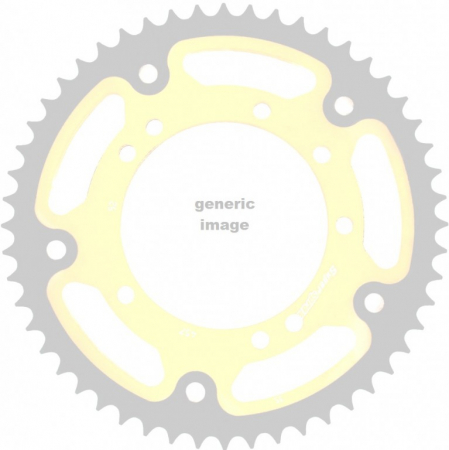Piese moto - Rear sprocket SUPERSPROX STEALTH RST-457:53-GLD auriu 53T, 420