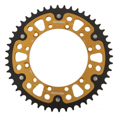 Piese moto - Rear sprocket SUPERSPROX STEALTH RST-460:48-GLD auriu 48T, 520